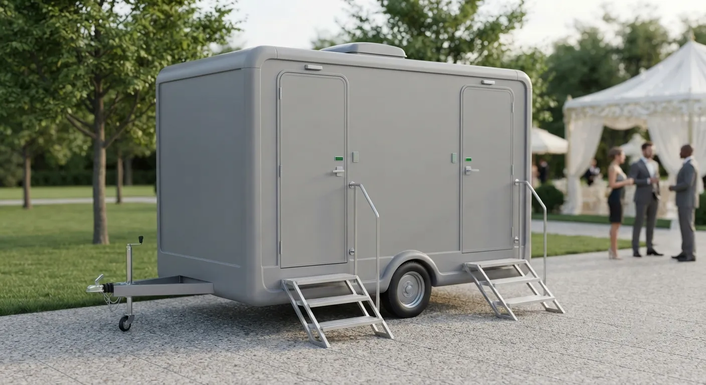 2 Stall Restroom Trailer in Lenexa, KS
