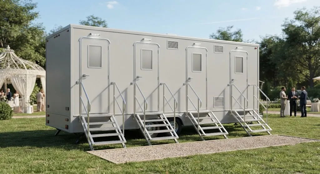 4 Stall Restroom Trailer in Lenexa, KS