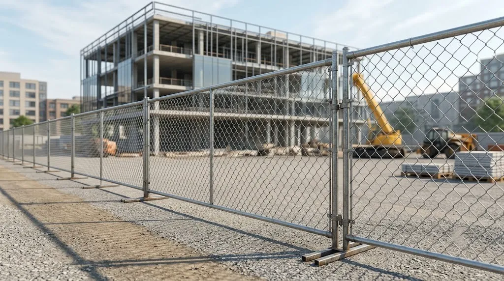 Chain Link Temporary Fence in Lenexa, KS