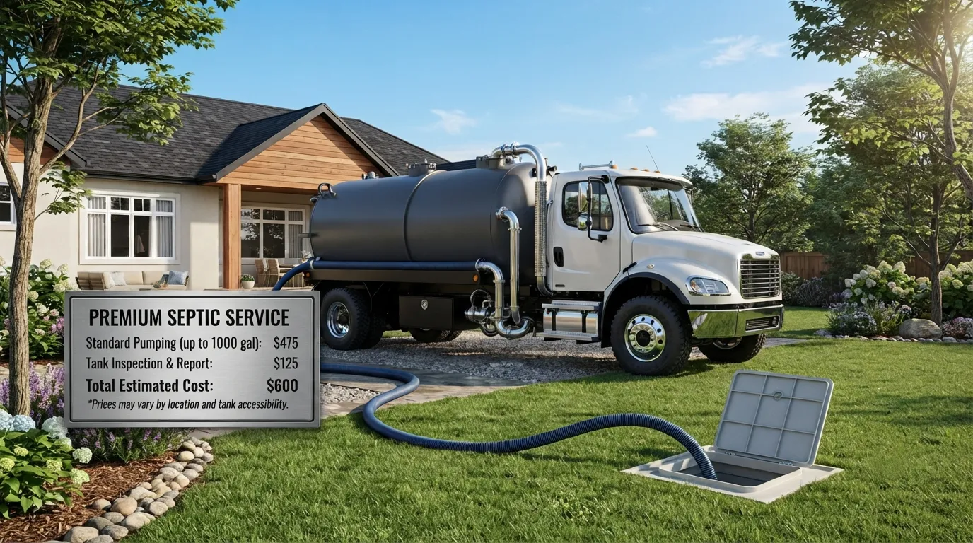 Septic Tank Pumping Cost in Lenexa, KS